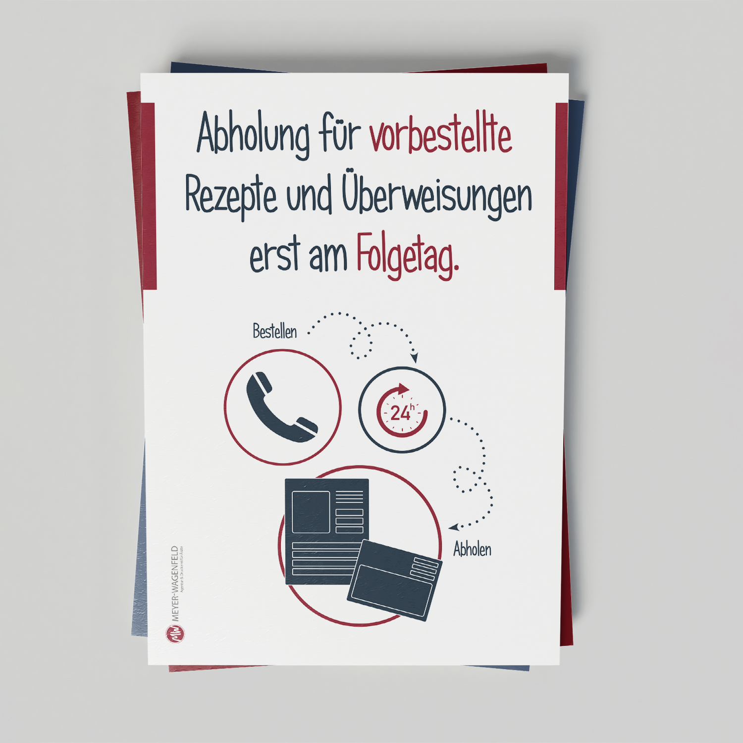 Vorbestellte Rezepte erst am Folgetag Vorbestellte Rezepte erst am Folgetag