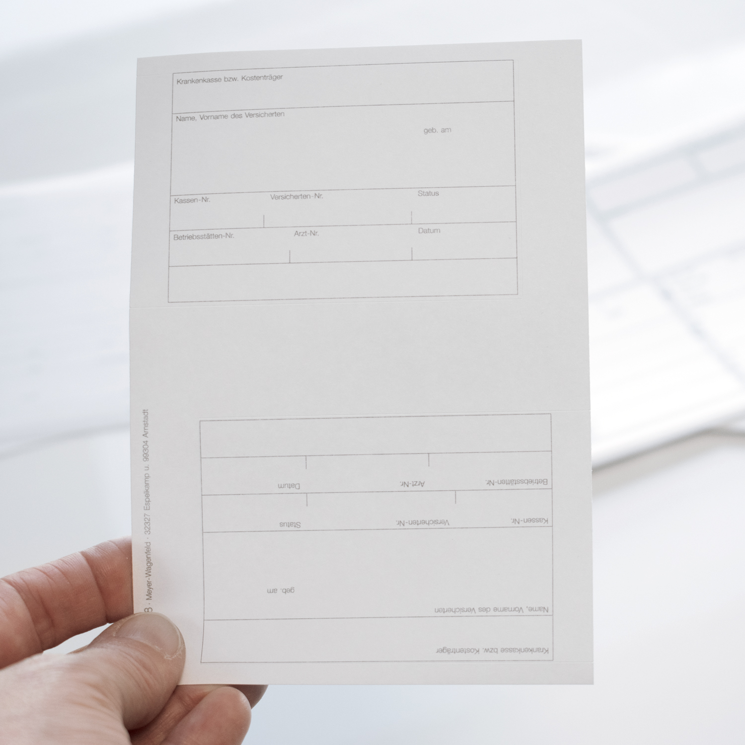Adressfeldettiketten Bogen mit zwei Aufklebern Adressfeldettiketten Bogen mit zwei Aufklebern