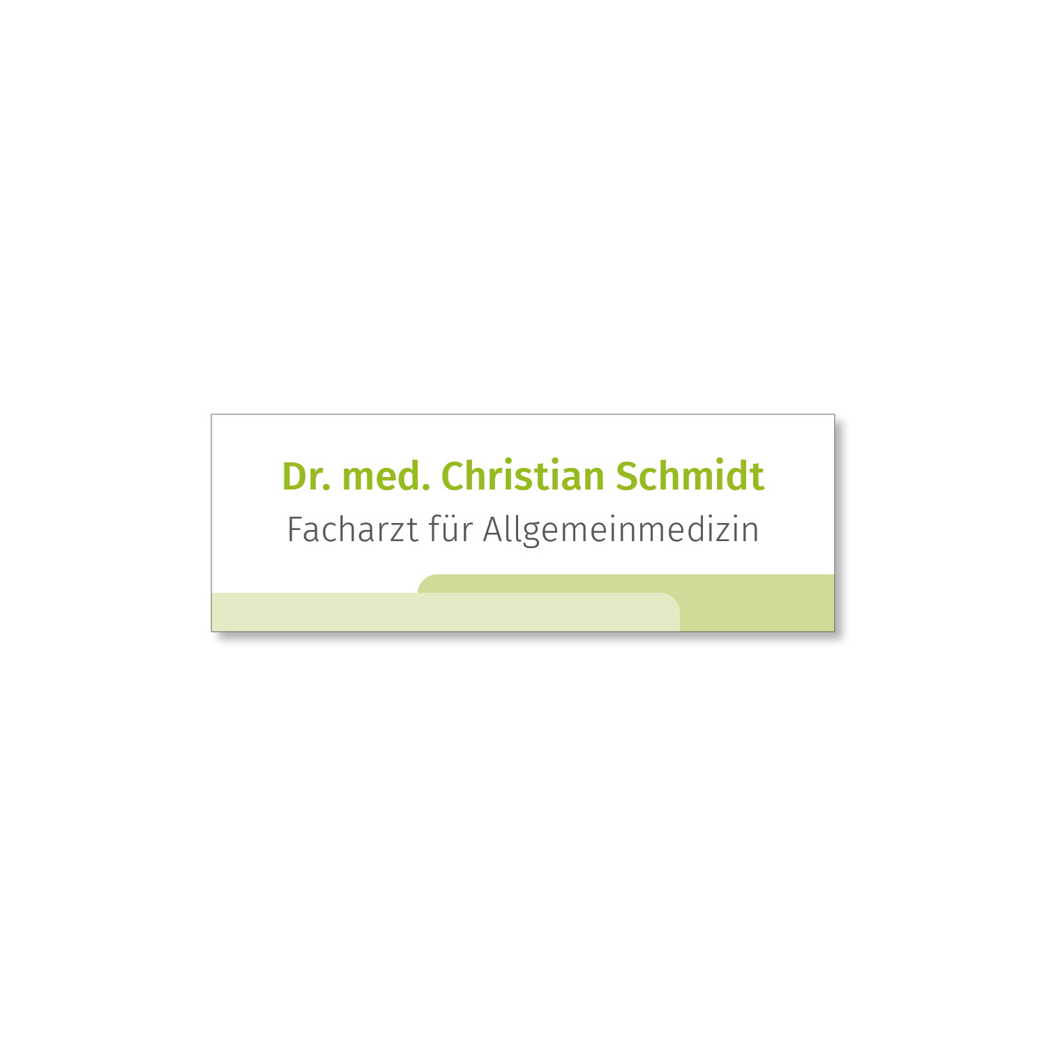 Namensschild Wolga