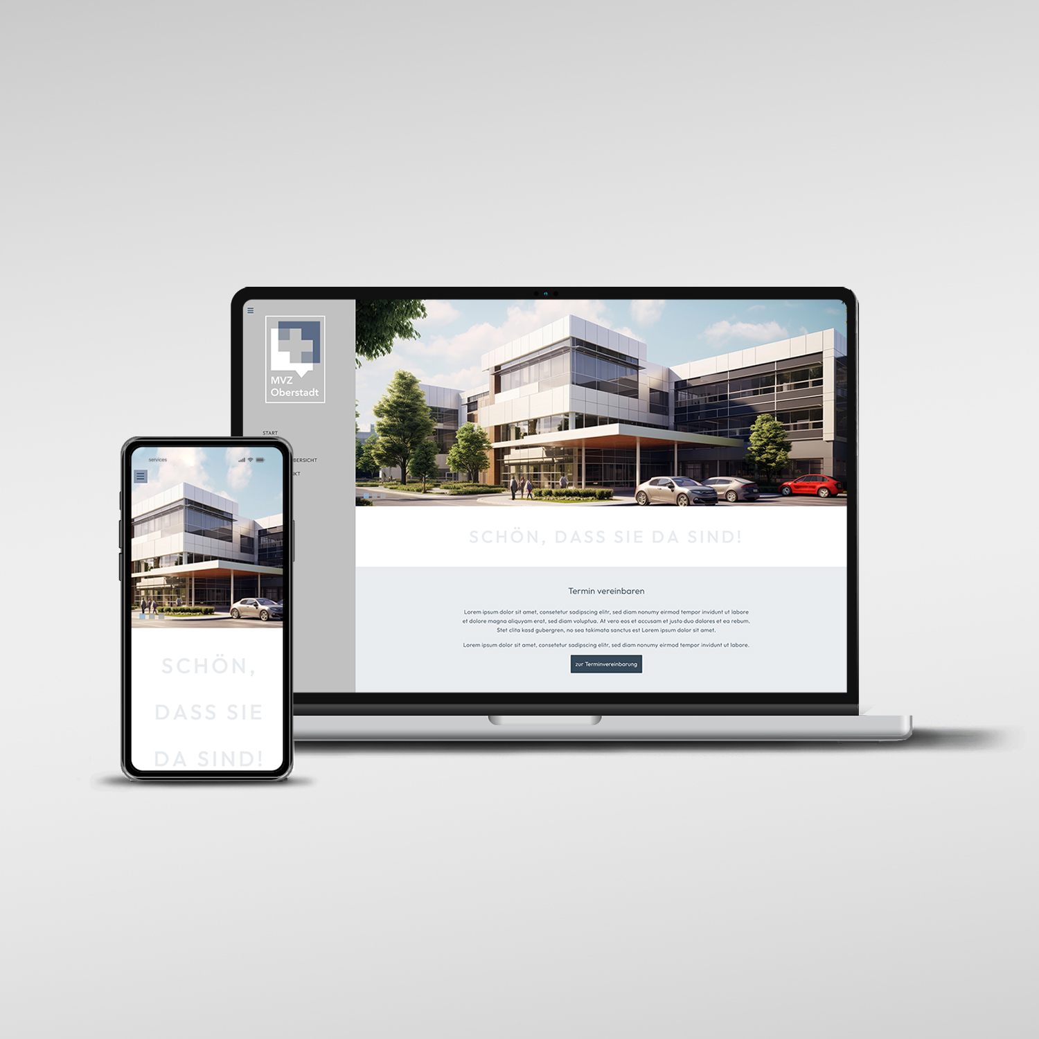 Responsive Arzt Webseite für mobile Endgeräte Responsive Arzt Webseite für mobile Endgeräte