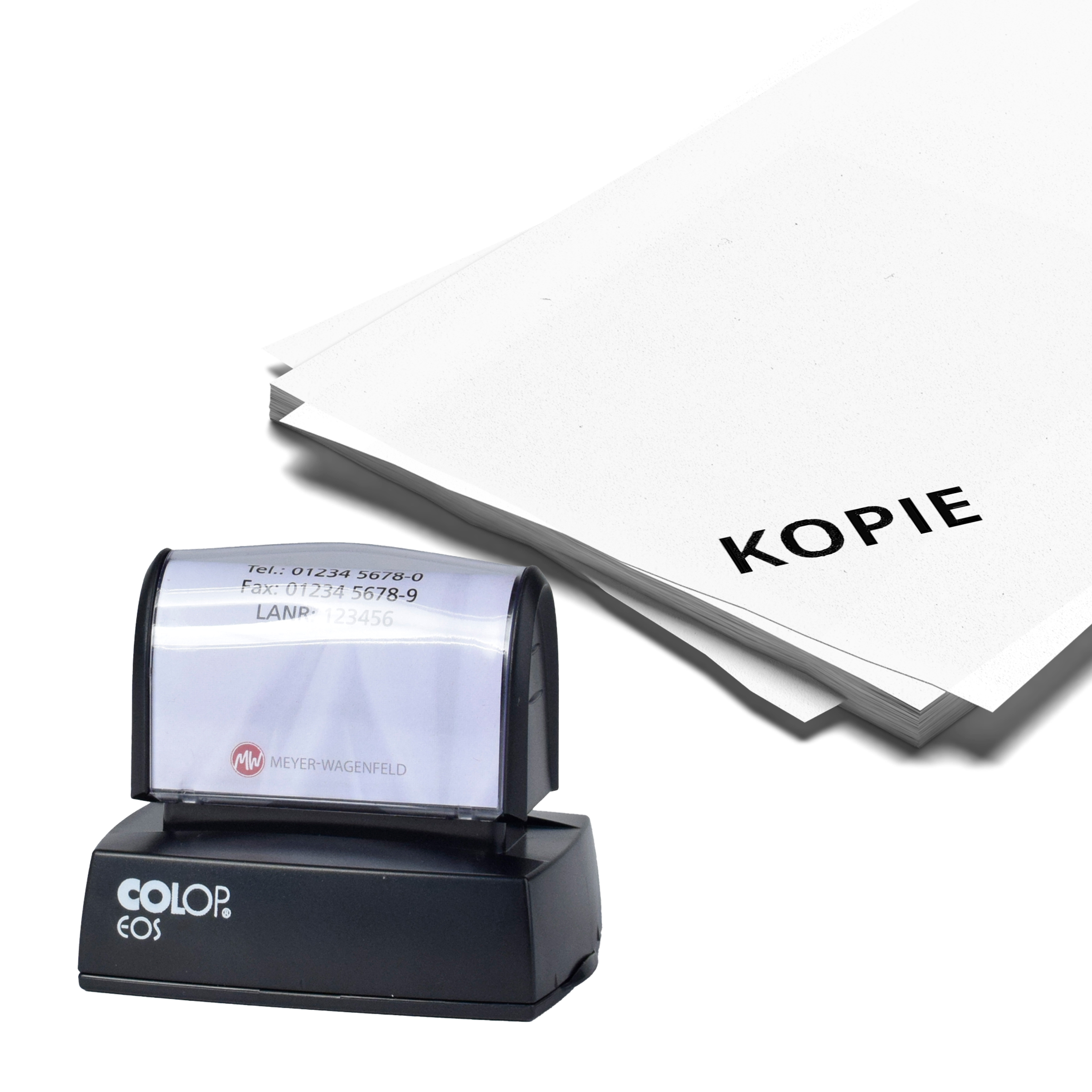 Hinweis-Stempel "KOPIE"