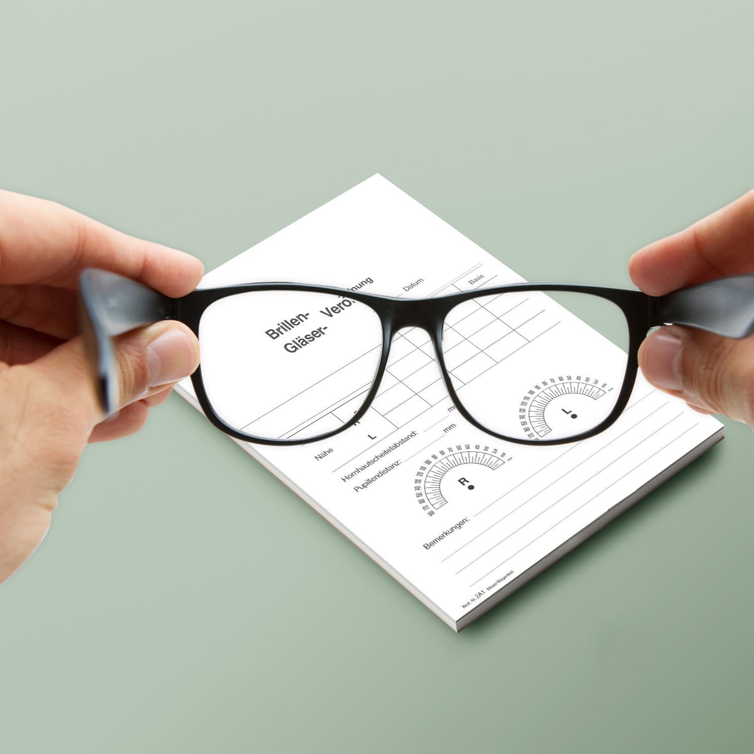 Brille mit Brillenverordnung