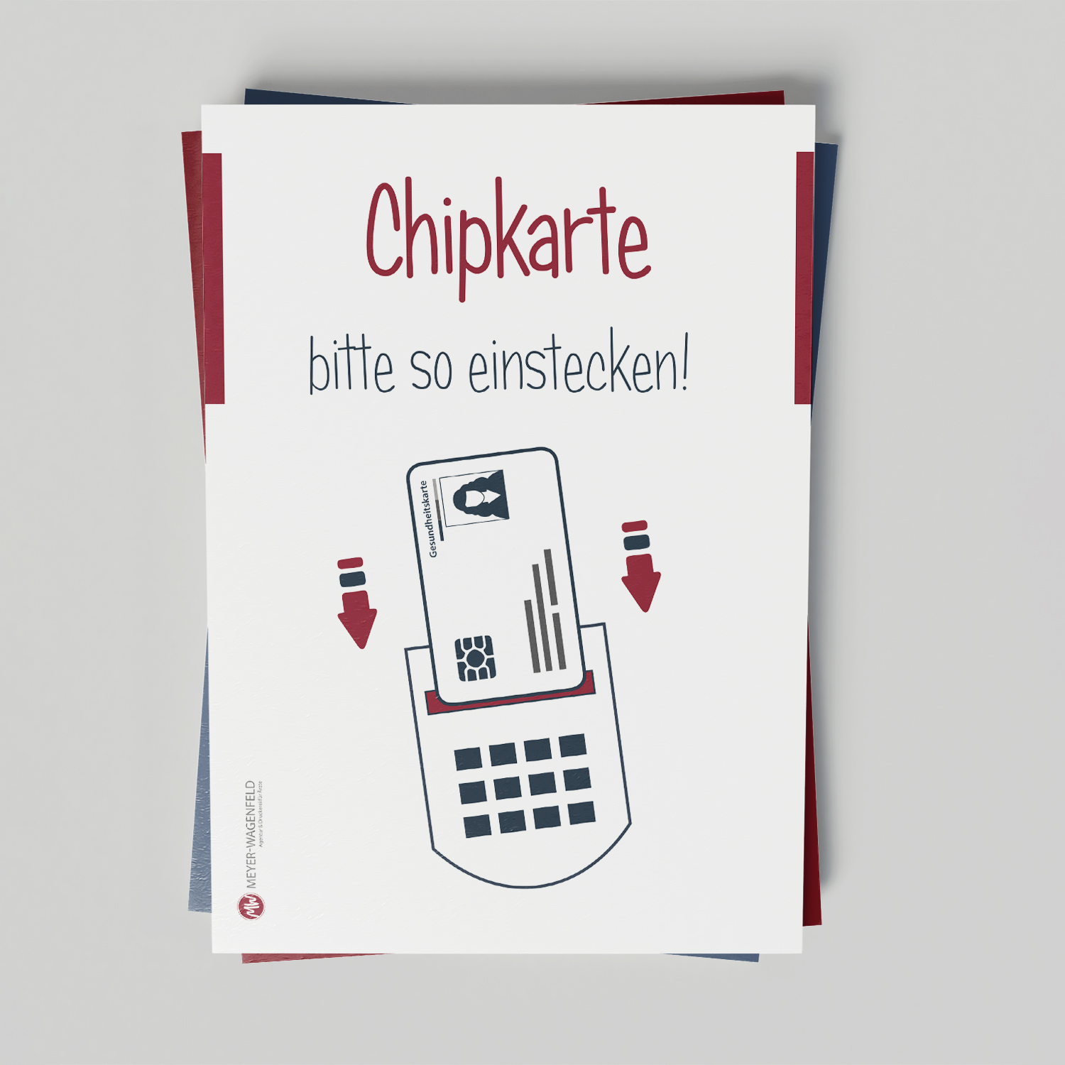 Chipkarte bitte so einstecken Chipkarte bitte so einstecken
