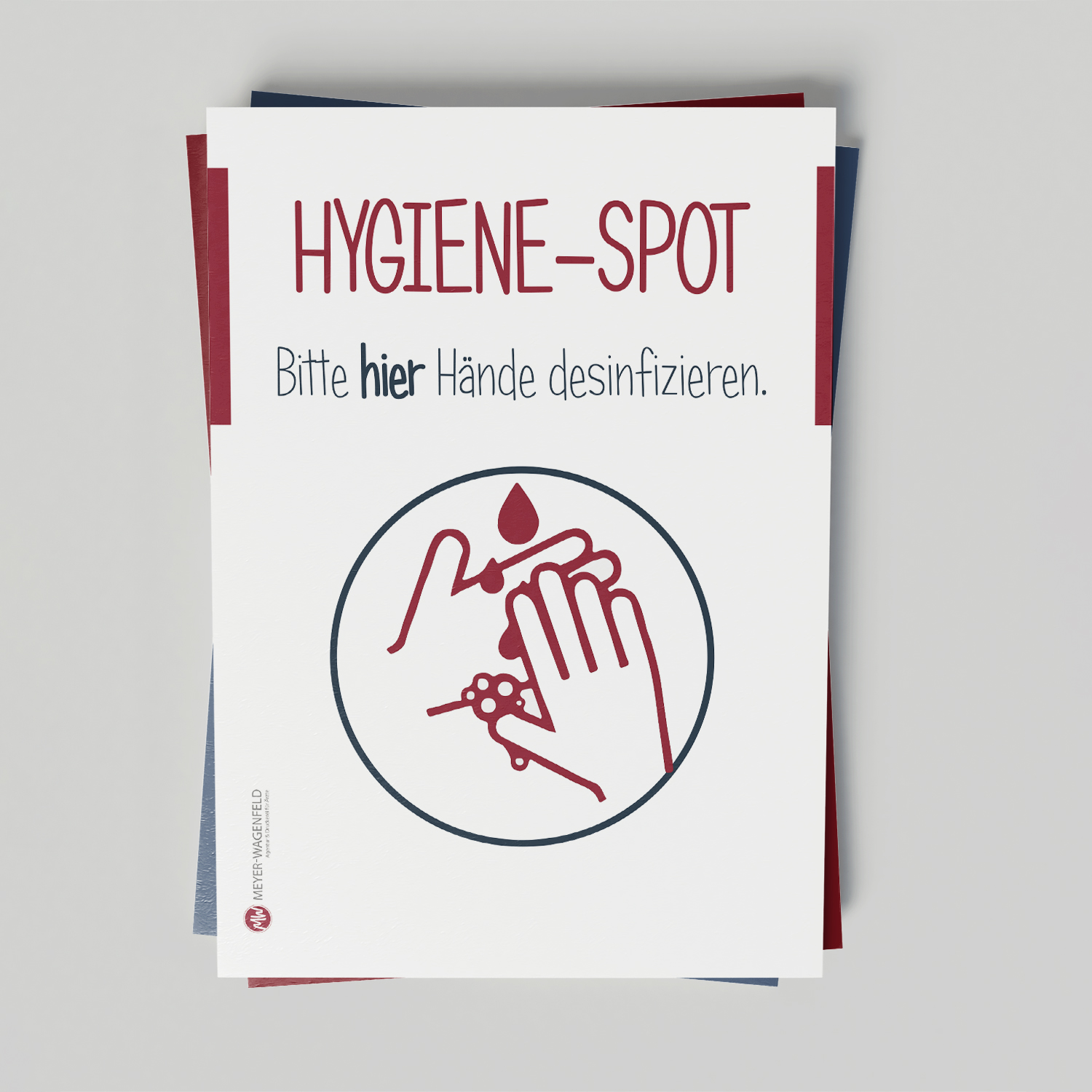 Bitte Hände hier desinfizieren Bitte Hände hier desinfizieren