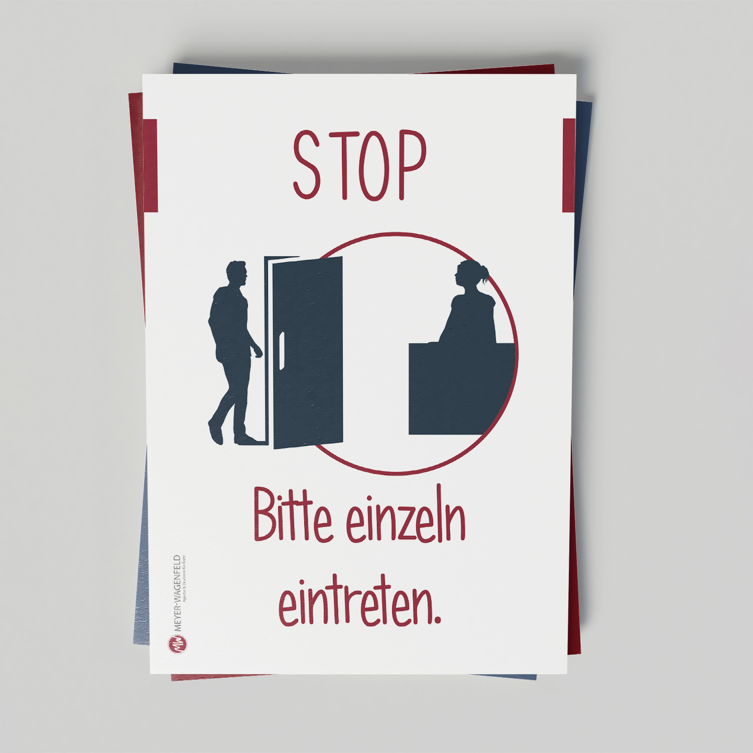 Bitte einzeln eintreten Bitte einzeln eintreten