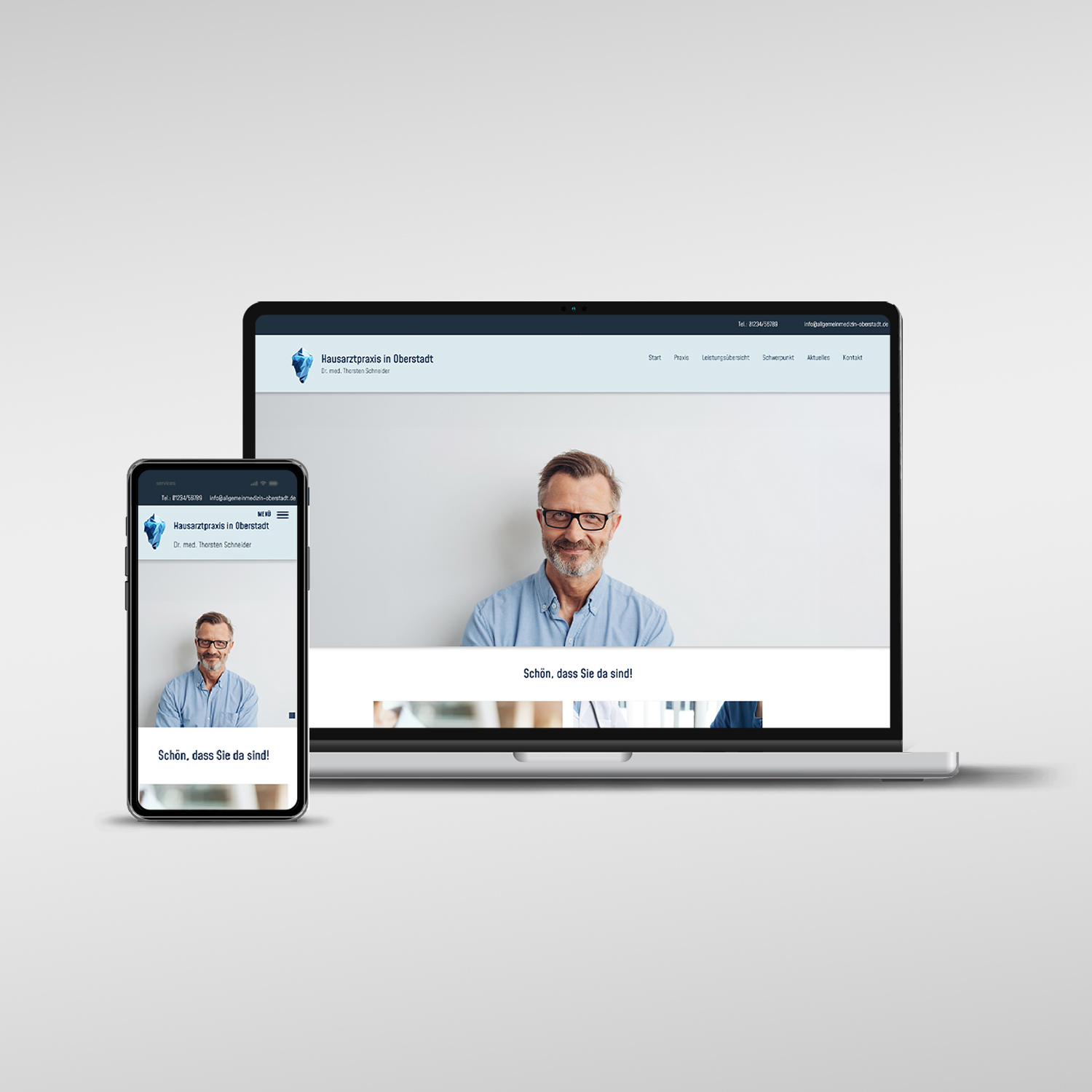 Effiziente Arzt Webseite zur Patientenakquise Effiziente Arzt Webseite zur Patientenakquise