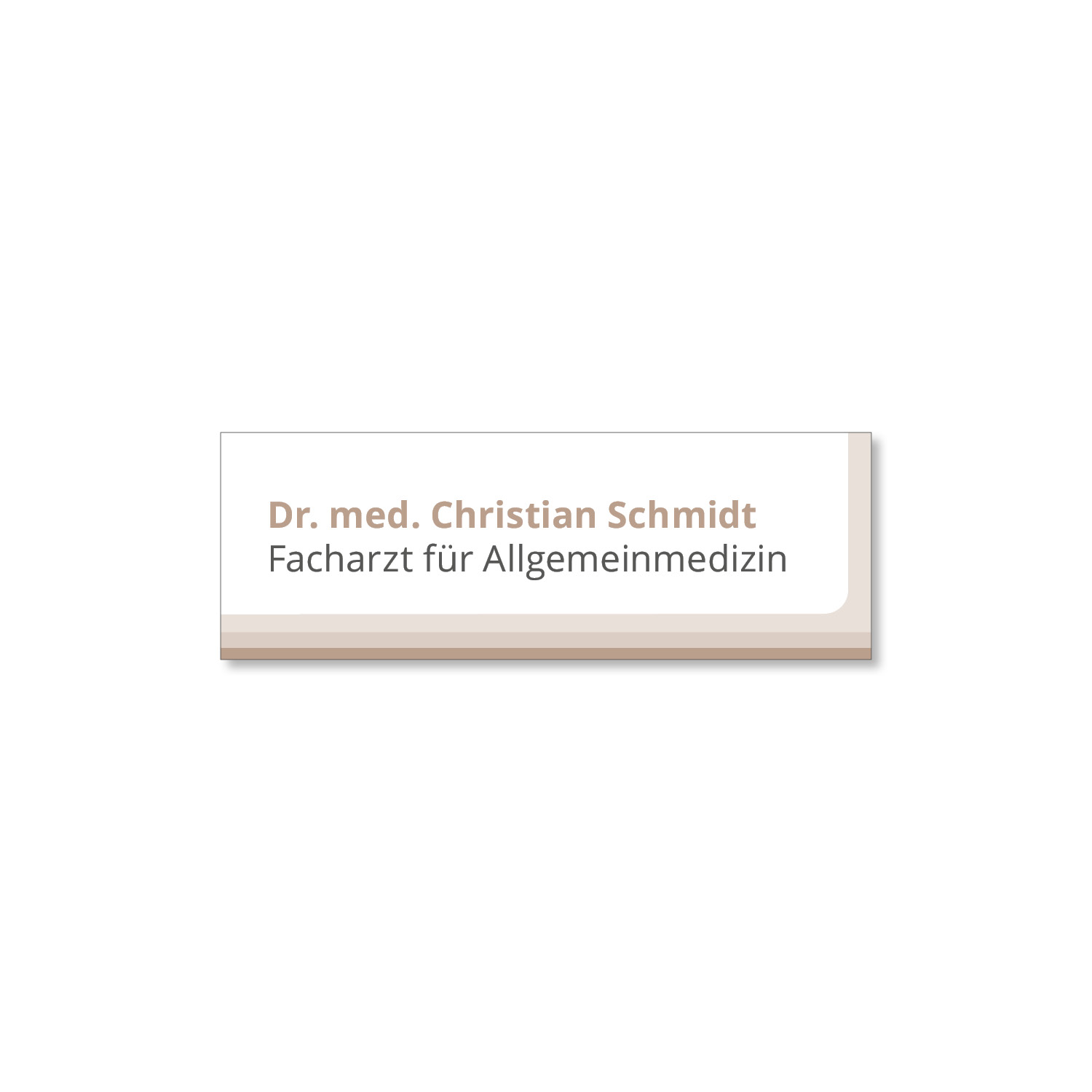 Namensschild Neckar